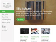 Tablet Screenshot of biblejingles.com